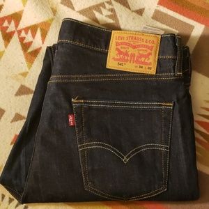 Levi 541 athletic fit pant dark blue denim